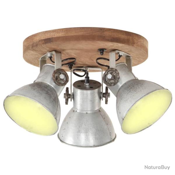 Plafonnier industriel 25 W Argent� 42x27 cm E27