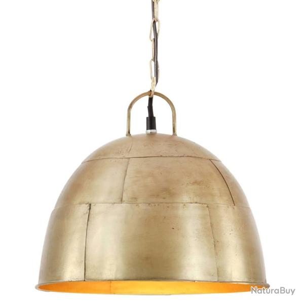 Lampe suspendue industrielle vintage 25 W Laiton Rond 31 cm E27