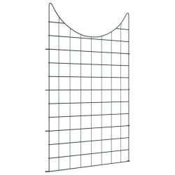 Ensemble de cl&ocirc;ture de jardin 8 pcs Vert 50 x 80 cm Acier