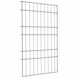 Ensemble de cl&ocirc;ture de jardin 8 pcs Vert 50 x 80 cm Acier