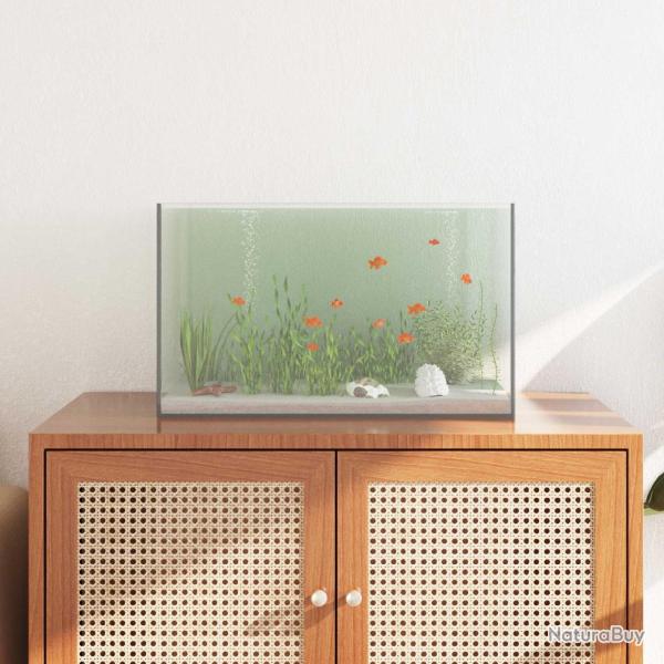Aquarium avec stockage Transparent 50 x 30 x 30 cm Verre