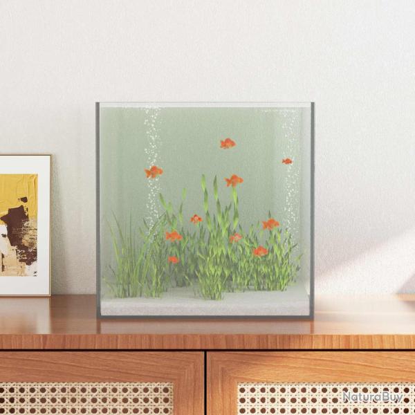 Aquarium avec stockage Transparent 30 x 30 x 30 cm Verre