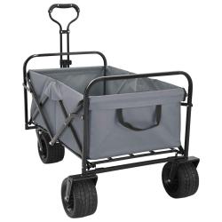 Chariot &agrave; Main Pliable Gris 89 x 63 x 96 cm