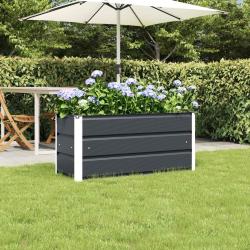 Jardini&egrave;re Anthracite 100 x 40 x 45 cm Acier
