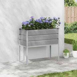Jardini&egrave;re Gris clair 100 x 45 x 90 cm Acier galvanis&eacute;