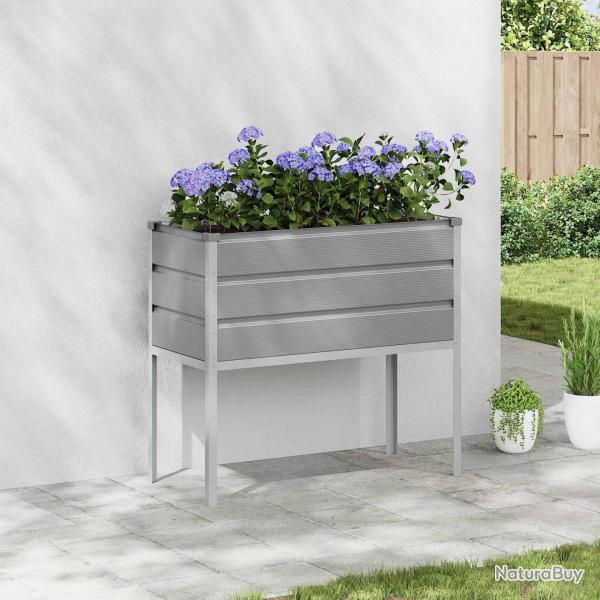 Jardini�re Gris clair 100 x 45 x 90 cm Acier galvanis�