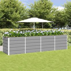 Jardini&egrave;re Gris clair 240 x 80 x 75 cm Acier