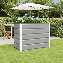 Jardini&egrave;re Gris clair 100 x 50 x 77 cm Acier galvanis&eacute;