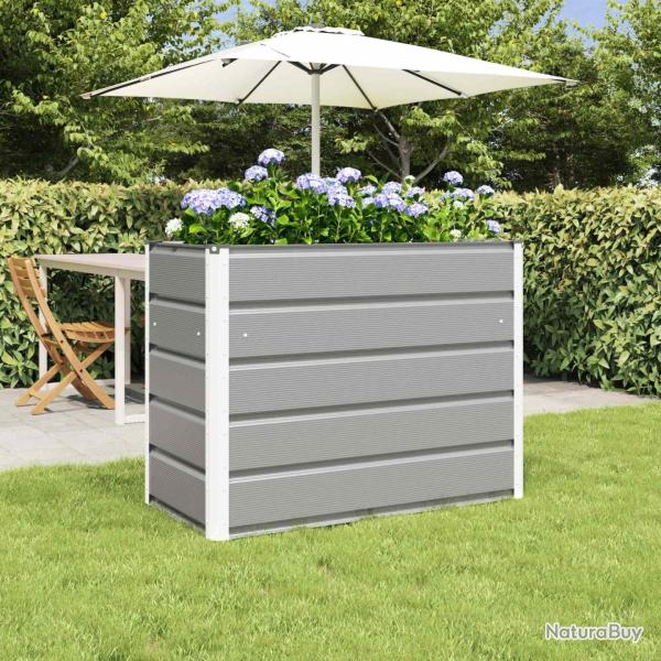 Jardini�re Gris clair 100 x 50 x 77 cm Acier galvanis�