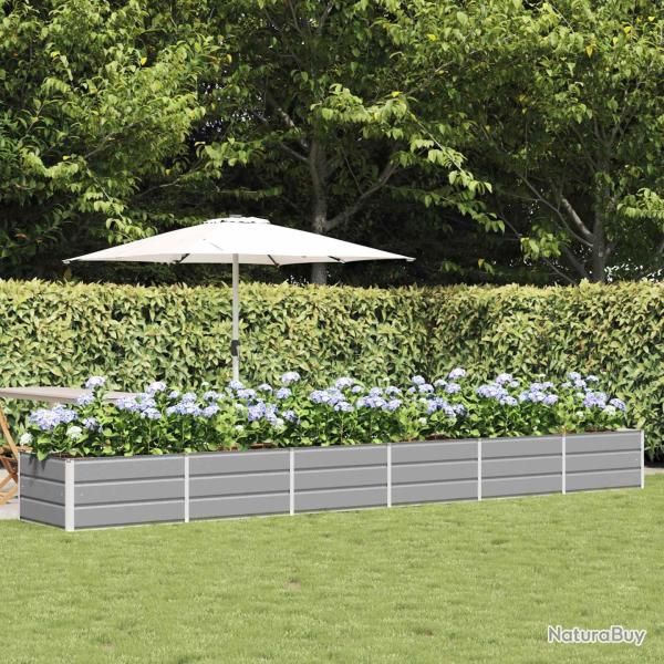 Jardini�re Gris clair 480 x 80 x 45 cm Acier