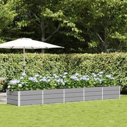 Jardini&egrave;re Gris clair 400 x 80 x 45 cm Acier