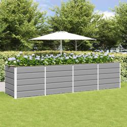 Jardini&egrave;re Gris clair 320 x 80 x 75 cm Acier