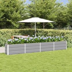 Jardini&egrave;re Gris clair 320 x 40 x 45 cm Acier