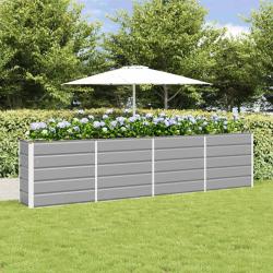 Jardini&egrave;re Gris clair 320 x 40 x 75 cm Acier