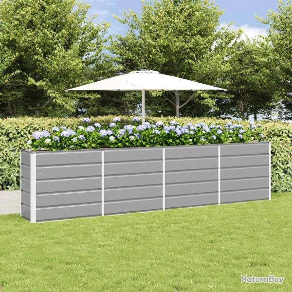 Jardini�re Gris clair 320 x 40 x 75 cm Acier
