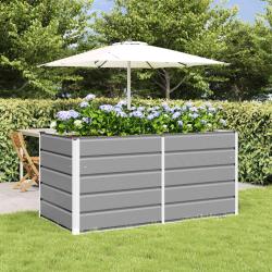 Jardini&egrave;re Gris clair 160 x 80 x 75 cm Acier
