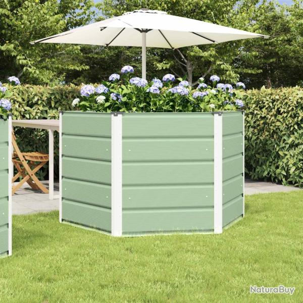 Jardini�re Vert Pastel 129 x 129 x 75 cm Acier