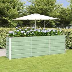 Jardini&egrave;re Vert 240 x 40 x 75 cm Acier
