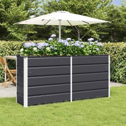 Jardini&egrave;re Anthracite 160 x 40 x 75 cm Acier