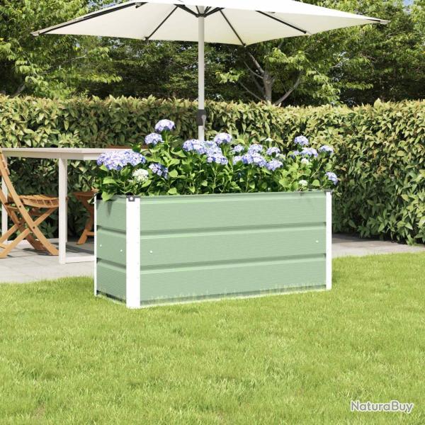 Jardini�re Vert 100 x 40 x 45 cm Acier