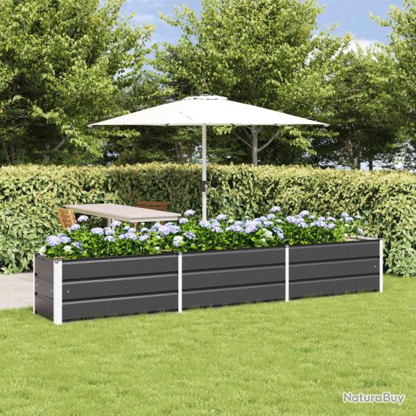 Jardini�re Anthracite 290 x 50 x 45 cm Acier galvanis�