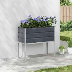 Jardini&egrave;re Anthracite 100 x 45 x 90 cm Acier galvanis&eacute;
