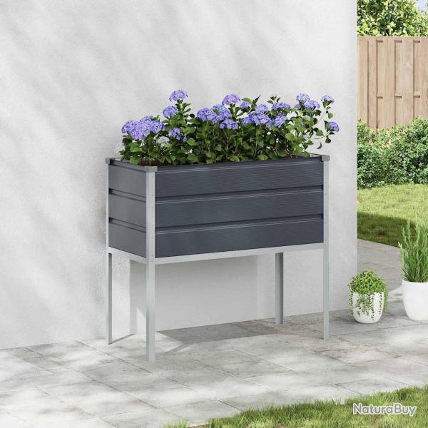 Jardini�re Anthracite 100 x 45 x 90 cm Acier galvanis�