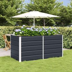 Jardini&egrave;re Anthracite 160 x 80 x 75 cm Acier