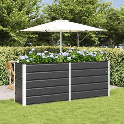 Jardini&egrave;re Anthracite 195 x 50 x 75 cm Acier galvanis&eacute;