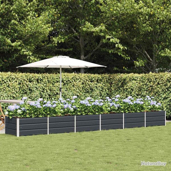 Jardini�re Anthracite 480 x 80 x 45 cm Acier