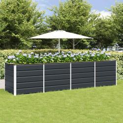 Jardini&egrave;re Anthracite 320 x 80 x 75 cm Acier