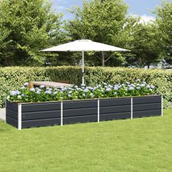 Jardini&egrave;re Anthracite 320 x 80 x 45 cm Acier