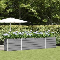 Jardini&egrave;re Gris clair 385 x 50 x 75 cm Acier galvanis&eacute;