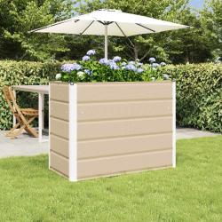 Jardini&egrave;re Ivoire 100 x 50 x 75 cm Acier galvanis&eacute;