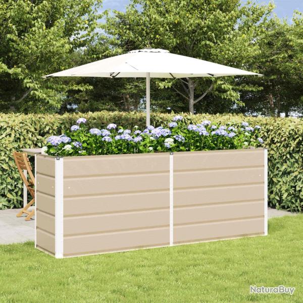 Jardini�re Ivoire 195 x 50 x 75 cm Acier galvanis�