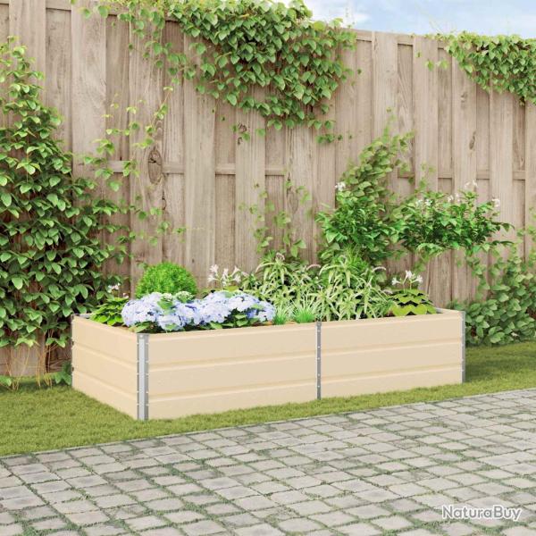 Jardini�re Ivoire 195 x 100 x 45 cm Acier galvanis�