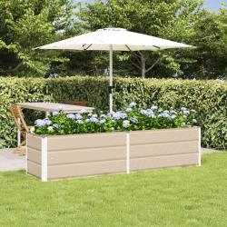 Jardini&egrave;re Ivoire 195 x 50 x 45 cm Acier galvanis&eacute;
