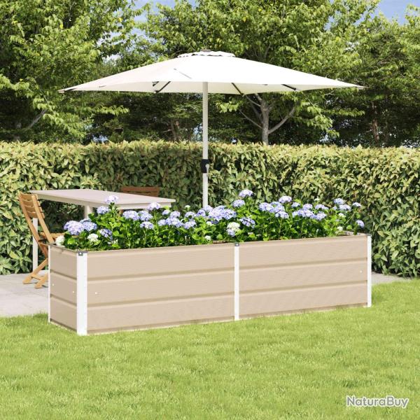 Jardini�re Ivoire 195 x 50 x 45 cm Acier galvanis�