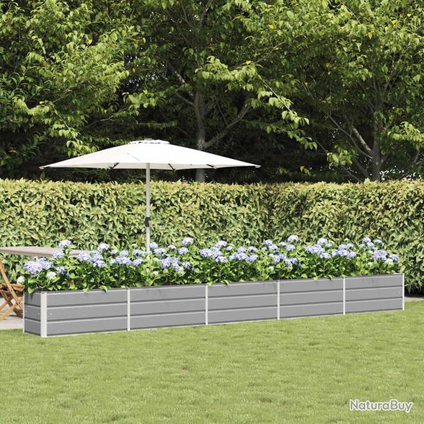 Jardini�re Gris clair 480 x 50 x 45 cm Acier galvanis�