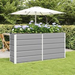 Jardini&egrave;re Gris clair 160 x 40 x 75 cm Acier