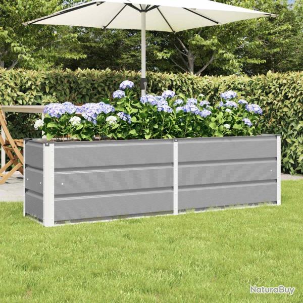 Jardini�re Gris clair 160 x 40 x 45 cm Acier