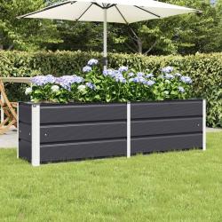 Jardini&egrave;re Anthracite 160 x 40 x 45 cm Acier
