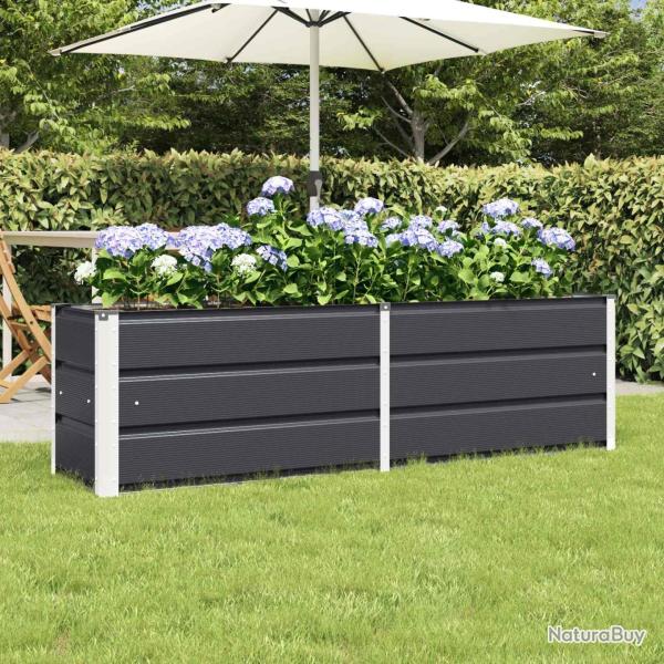 Jardini�re Anthracite 160 x 40 x 45 cm Acier