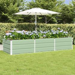 Jardini&egrave;re Vert 240 x 80 x 45 cm Acier