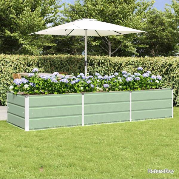 Jardini�re Vert 240 x 80 x 45 cm Acier