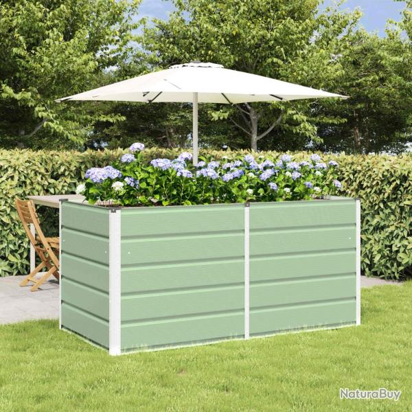 Jardini�re Vert 160 x 80 x 75 cm Acier