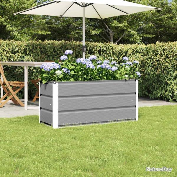 Jardini�re Gris clair 100 x 40 x 45 cm Acier