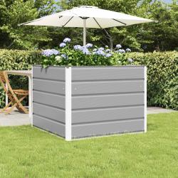 Jardini&egrave;re Gris clair 100 x 100 x 75 cm Acier