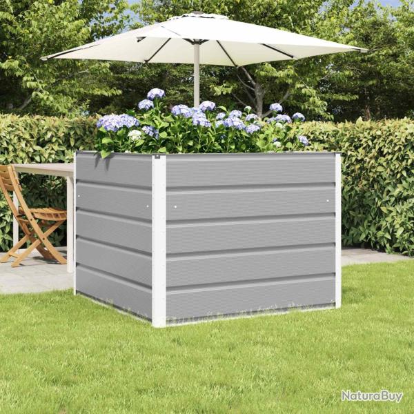 Jardini�re Gris clair 100 x 100 x 75 cm Acier