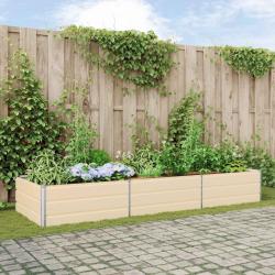 Jardini&egrave;re Ivoire 290 x 100 x 45 cm Acier galvanis&eacute;